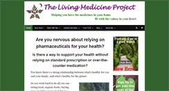 Desktop Screenshot of livingmedicineproject.com